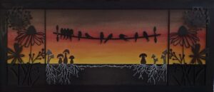 ecosystem, forest, sunset, life, earth, fungi, mycology